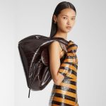 FENDI Fendi Spy Brown inlaid hagfish leather bag - Image 6